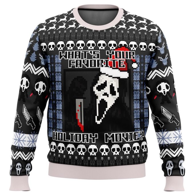 Scream Holiday Ugly Christmas Sweater: Festive & Fun Xmas Apparel