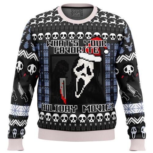 Scream Holiday Ugly Christmas Sweater: Festive & Fun Apparel for a Memorable Celebration!