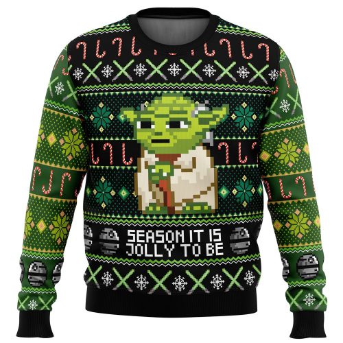 Get Festive with the Jolly Yoda Ugly Christmas Sweater