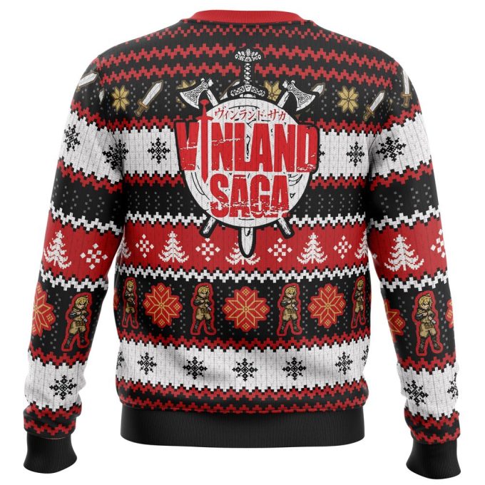 Shop the Festive See You in Valhalla Vinland Saga Christmas Sweater