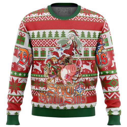Alt Ugly Christmas Sweater - Seven Deadly Sins: Festive & Unique Design