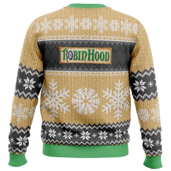 Spread Holiday Cheer with Robin Hood Disney Ugly Christmas Sweater – Share Your Blessings!