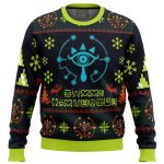 Get Festive with Sheikah Legend of Zelda Ugly Christmas Sweater – Perfect for Gamers!