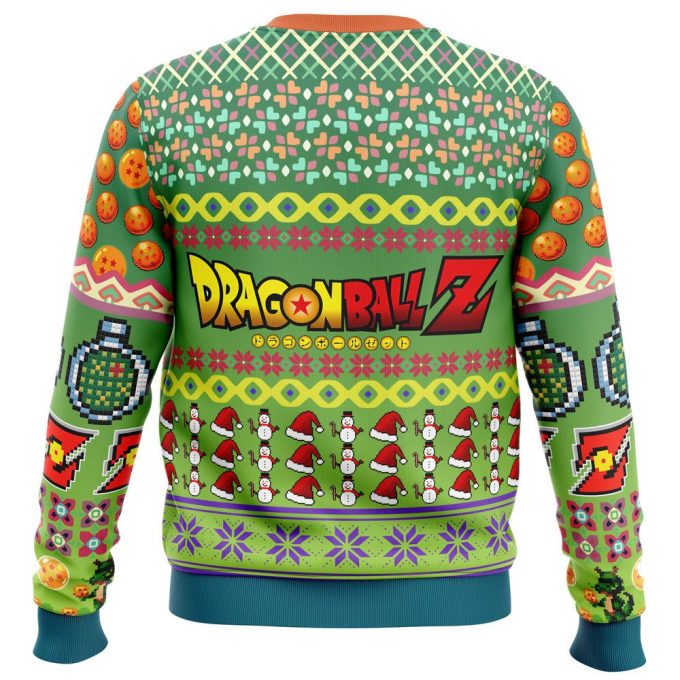 Get Festive with Shenron Dragon Ball Z Ugly Christmas Sweater – Perfect Anime-Inspired Holiday Attire!