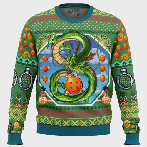 Shenron Dragon Ball Z Ugly Christmas Sweater