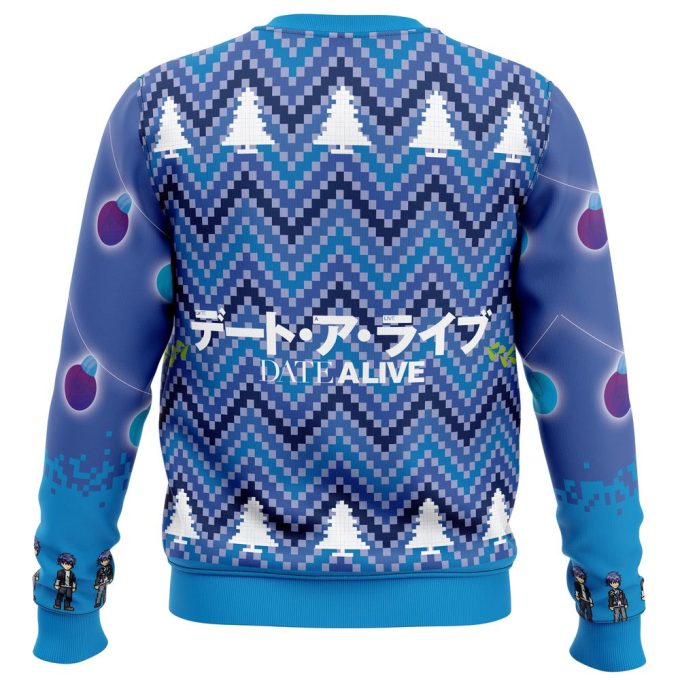 Get Festive with Shido Itsuka Date A Live Ugly Christmas Sweater – Perfect for Anime Fans!