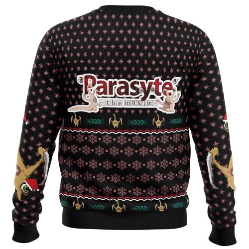 Shinichi Izumi Parasyte Ugly Christmas Sweater: Festive Anime-Inspired Attire