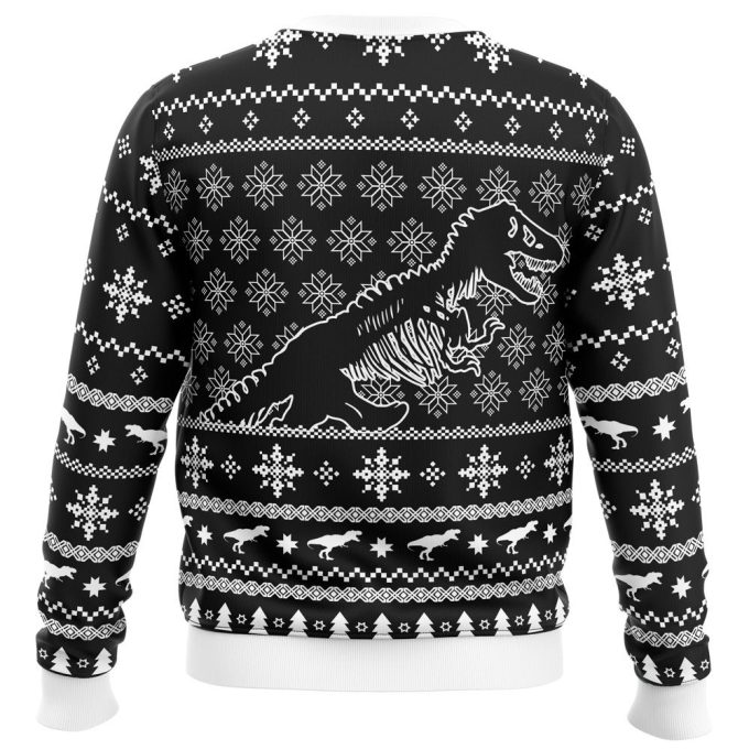 Jurassic Park Skeleton Christmas Sweater – Fun & Festive Ugly Holiday Wear