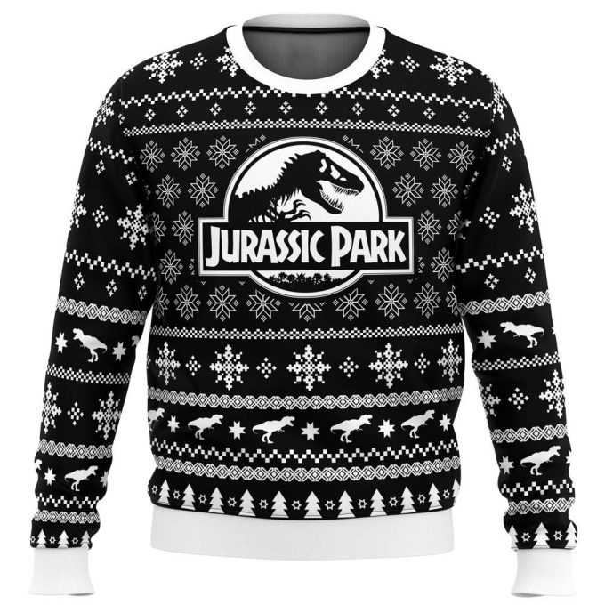 Jurassic Park Skeleton Christmas Sweater – Fun & Festive Ugly Holiday Wear