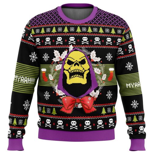 Skeletor Ugly Christmas Sweater: Festive & Unique Holiday Attire