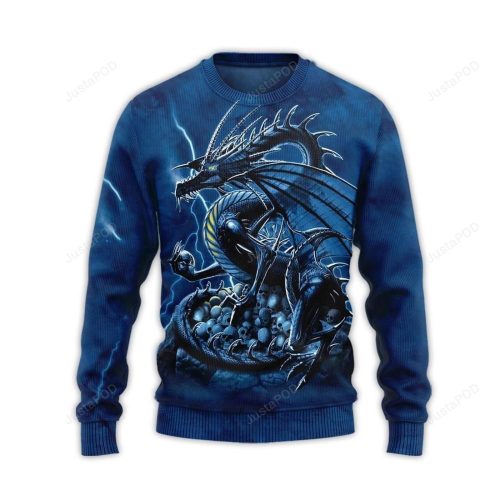 Skull x Dragon Ugly Christmas Sweater