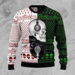Skull Yinyang Xmas Ugly Sweater – Unique Christmas Outfits Gift – Trendy Ugly Christmas Sweater