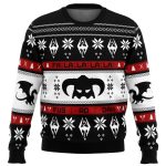 Level Up Your Festive Style with Skyrim Fusrodah Ugly Christmas Sweater