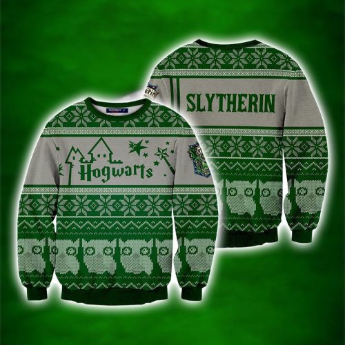 Slytherin Harry Potter For Unisex Ugly Christmas Sweater, All Over Print Sweatshirt