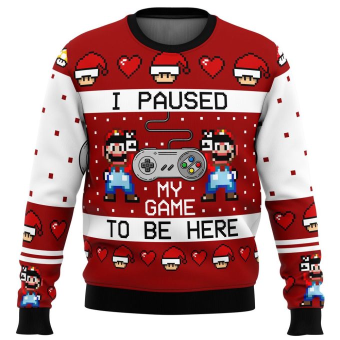 Get Festive with the SNES Ugly Christmas Sweater – Retro Gaming Holiday Attire!