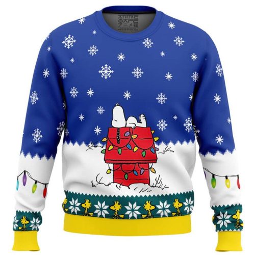 Snoopy Ugly Christmas Sweater: Festive and Fun Holiday Apparel for Peanuts Fans