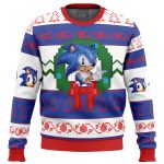 Get Festive with Sonic the Hedgehog Ugly Christmas Sweater – Limited Edition Fun for Gamers!