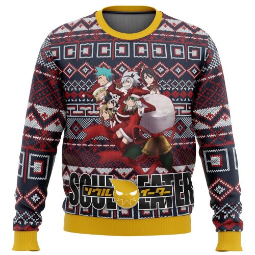 Soul Eater Alt Ugly Christmas Sweater - Festive Anime Apparel for the Holidays!