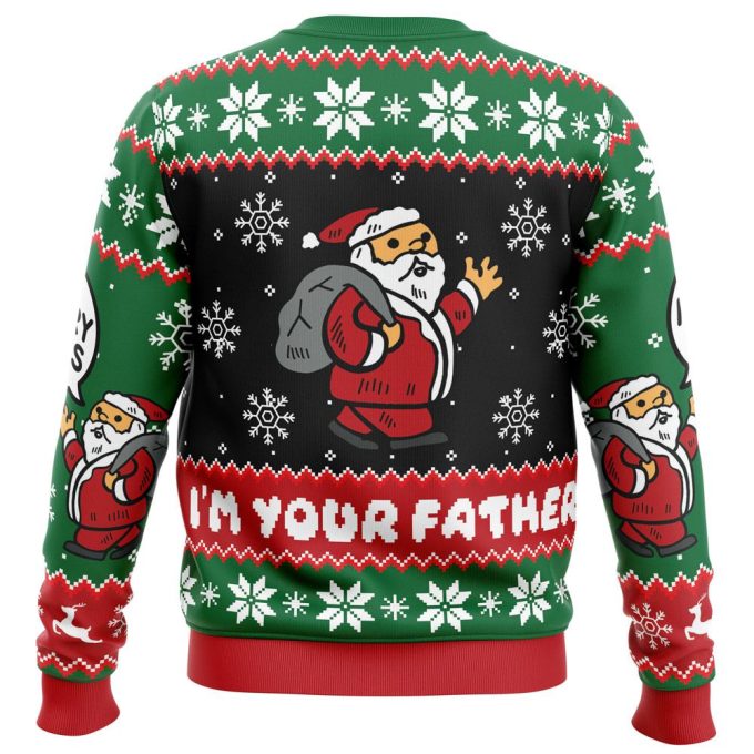Get Festive with our Spoiler Christmas Santa Claus Ugly Christmas Sweater!