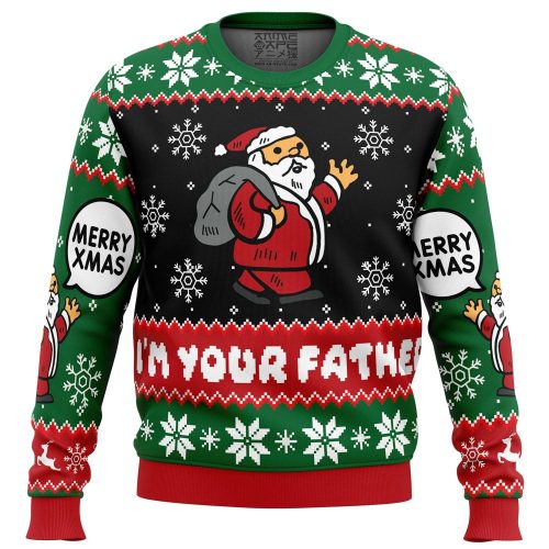 Get Festive with our Spoiler Christmas Santa Claus Ugly Christmas Sweater!