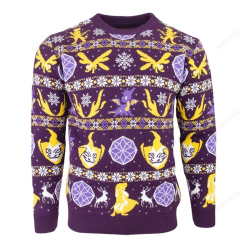 Spyro The Dragon Fairisle For Unisex Ugly Christmas Sweater