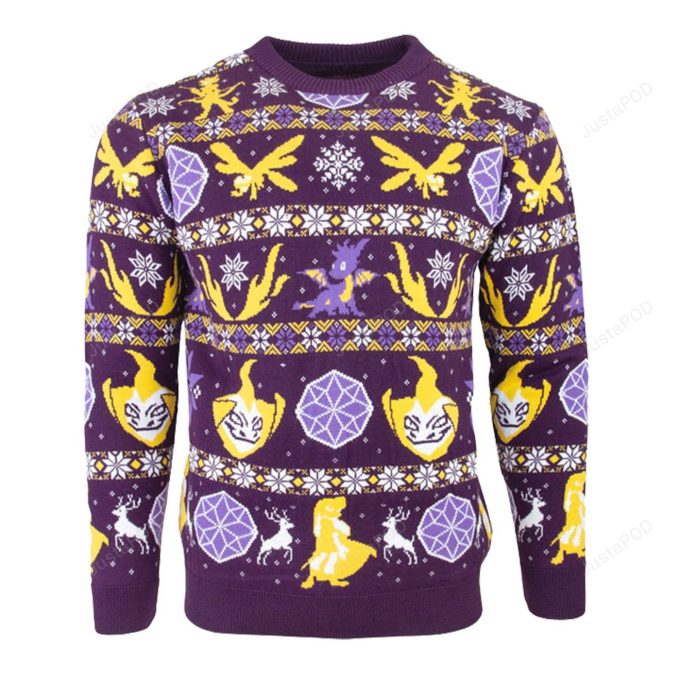 Spyro The Dragon Fairisle For Unisex Ugly Christmas Sweater
