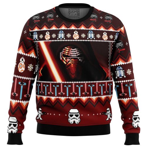 Unleash the Force with Star Wars Christmas Awakens Ugly Sweater – Perfect for Festive Fun!