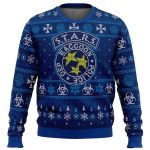 Get Festive with STARS Racoon City Police Resident Evil Ugly Christmas Sweater