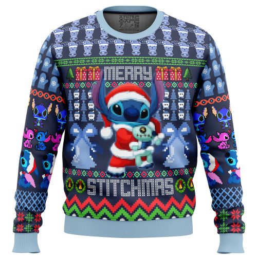 Lilo and Stitch Ugly Christmas Sweater: Festive Stitch Design for a Unique Holiday Look!