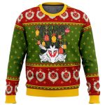 Get Festive with Studio Ghibli Princess Mononoke Xmas Sweater – Forest Spirit Print