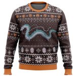 Get Festive with Studio Ghibli Spirits Ugly Christmas Sweater – Perfect Holiday Apparel!