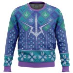 Symbol Lelouch Code Geass Ugly Christmas Sweater: Festive Anime Fashion for Geass Fans