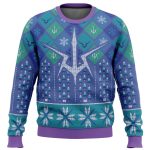 Symbol Lelouch Code Geass Ugly Christmas Sweater: Festive Anime Apparel for the Holiday Season