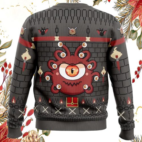 The Beholder Dungeons And Dragons Ugly Christmas Sweater