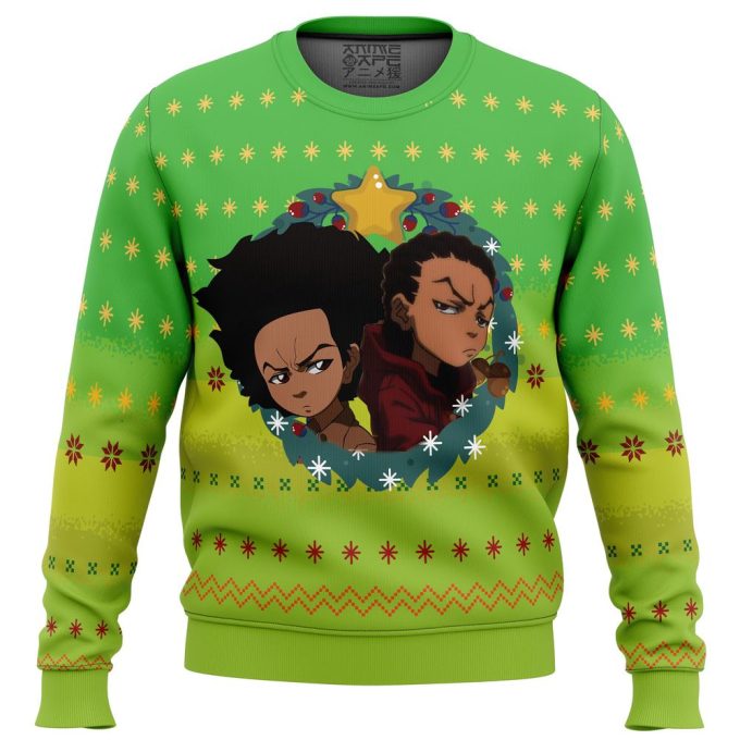 Get Festive with The Boondocks Ugly Christmas Sweater – Shop Now!