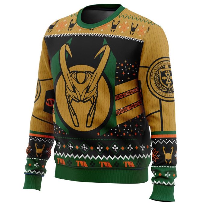 Get Festive with the Christmas Variant Loki Ugly Sweater – Perfect for Holiday Parties!