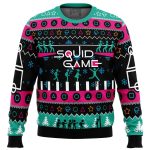 Get Festive with The Game is On Squid Game Christmas Sweater – Limited Edition Holiday Apparel