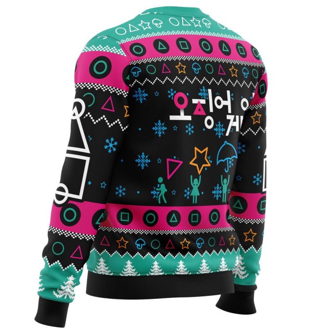 Get Festive with The Game is On Squid Game Christmas Sweater – Limited Edition Holiday Apparel