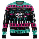Get Festive with The Game is On Squid Game Christmas Sweater – Limited Edition Fun for the Holidays!