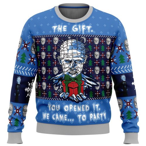 Hellraiser Ugly Christmas Sweater - Spook Up Your Holiday Style!