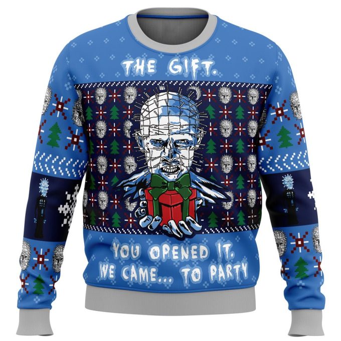 Hellraiser Ugly Christmas Sweater – Spook Up Your Holiday Style!