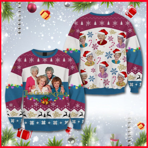 Get Festive with The Golden Girls Christmas Sweater – Stylish Comfy and Nostalgic!