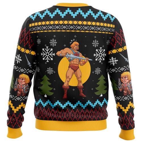 Get Festive with the Good Power of Christmas He-Man Ugly Sweater