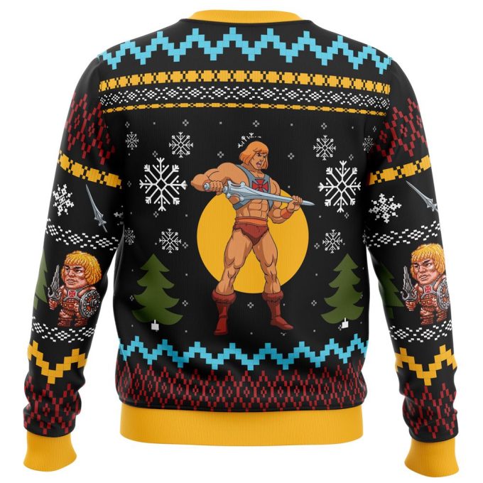 Get Festive with the Good Power of Christmas He-Man Ugly Sweater