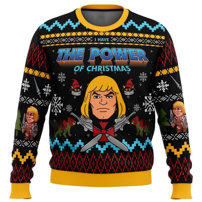 Get Festive with the Good Power of Christmas He-Man Ugly Sweater