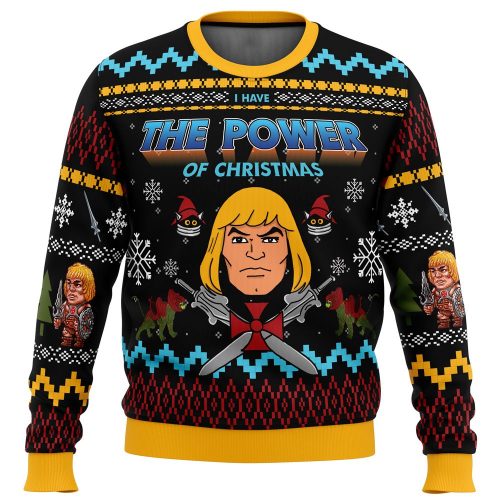 Get Festive with the Good Power of Christmas He-Man Ugly Sweater