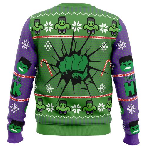Get Festive with The Incredible Hulk Ugly Christmas Sweater – A Perfect Holiday Gift!