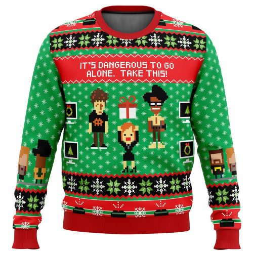 The IT Crowd Ugly Christmas Sweater: Geeky Festive Attire for Fans!