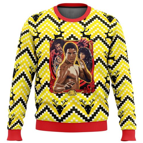 The Last Dragon Ugly Christmas Sweater: Festive & Unique Attire for Holiday Celebrations