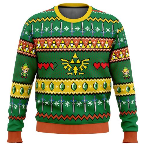 The Legend of Zelda Ugly Christmas Sweater – Festive Gaming Apparel for Fans